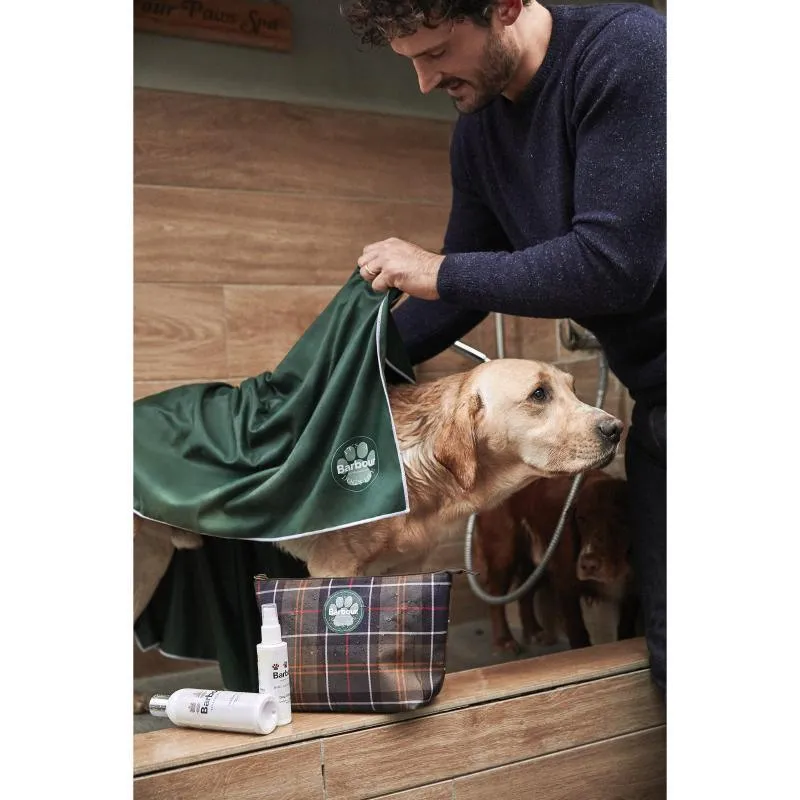 Barbour Dog Wash Bag - Classic Tartan