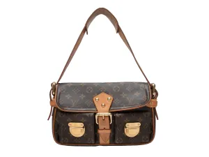 Brown Louis Vuitton Monogram Hudson PM Bag