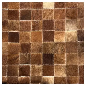 Genuine Cowhide Pillow 16"x16"