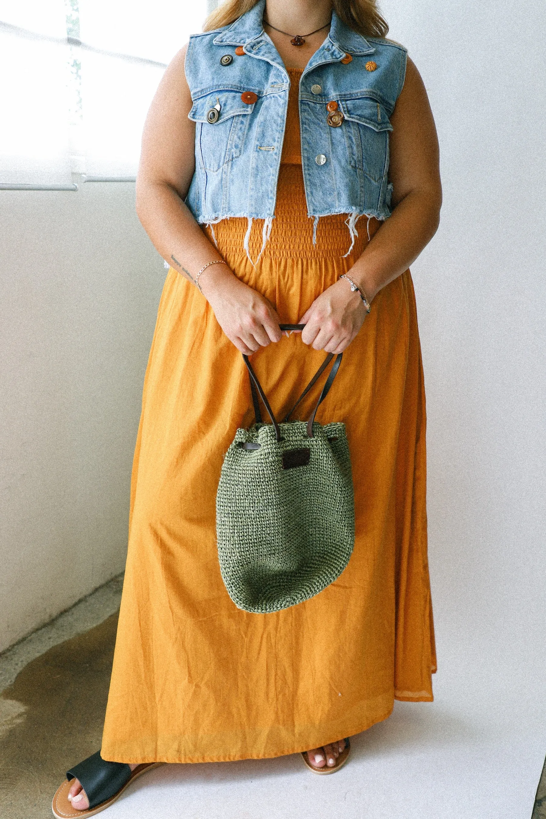 Green Nana Bucket Bag