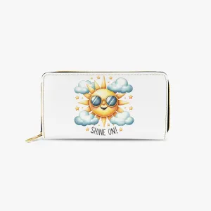 Long Type Zipper Purse - Sun, Shine On