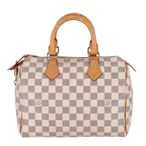 Louis Vuitton Damier Azur Speed 25 Handbag