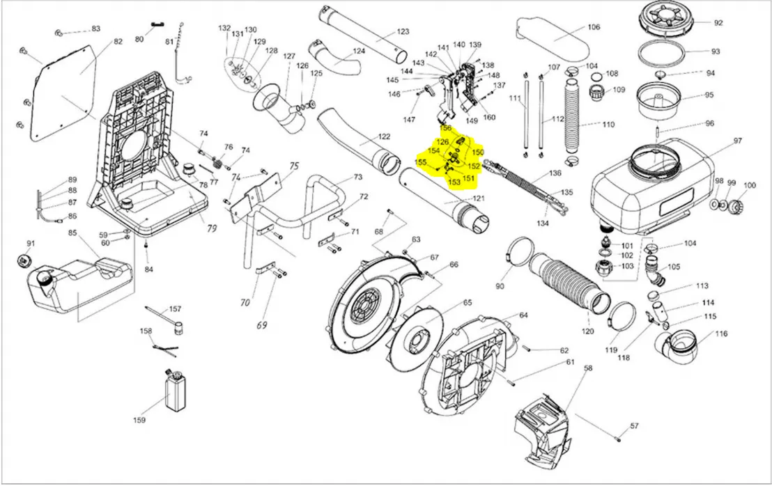 Water Valve for TMD14 Backpack Fogger (3WF-3.19.1)